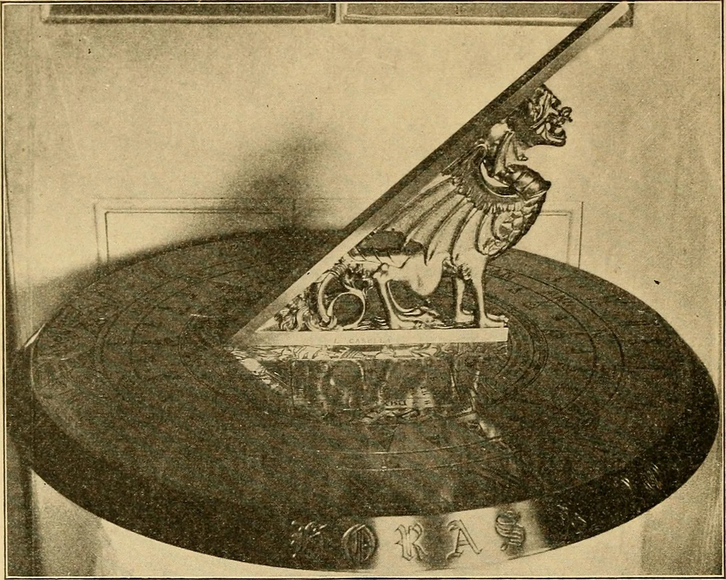 An illustration from Sun dials and roses of yesterday; garden delights which are here displayed in every truth and are moreover regarded as emblems, 1902, leaf 529