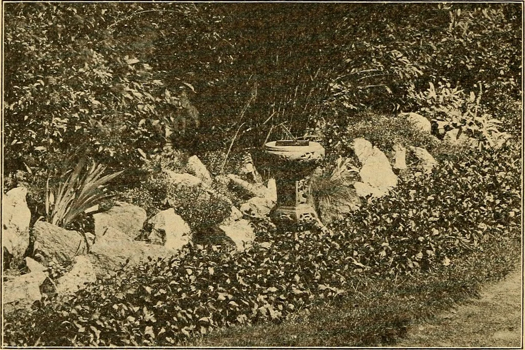 An illustration from Sun dials and roses of yesterday; garden delights which are here displayed in every truth and are moreover regarded as emblems, 1902, leaf 533