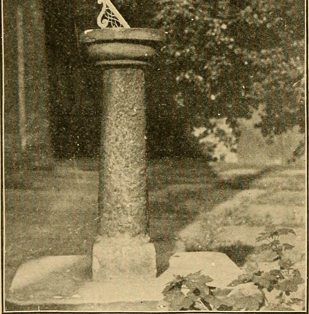 An illustration from Sun dials and roses of yesterday; garden delights which are here displayed in every truth and are moreover regarded as emblems, 1902, leaf 553