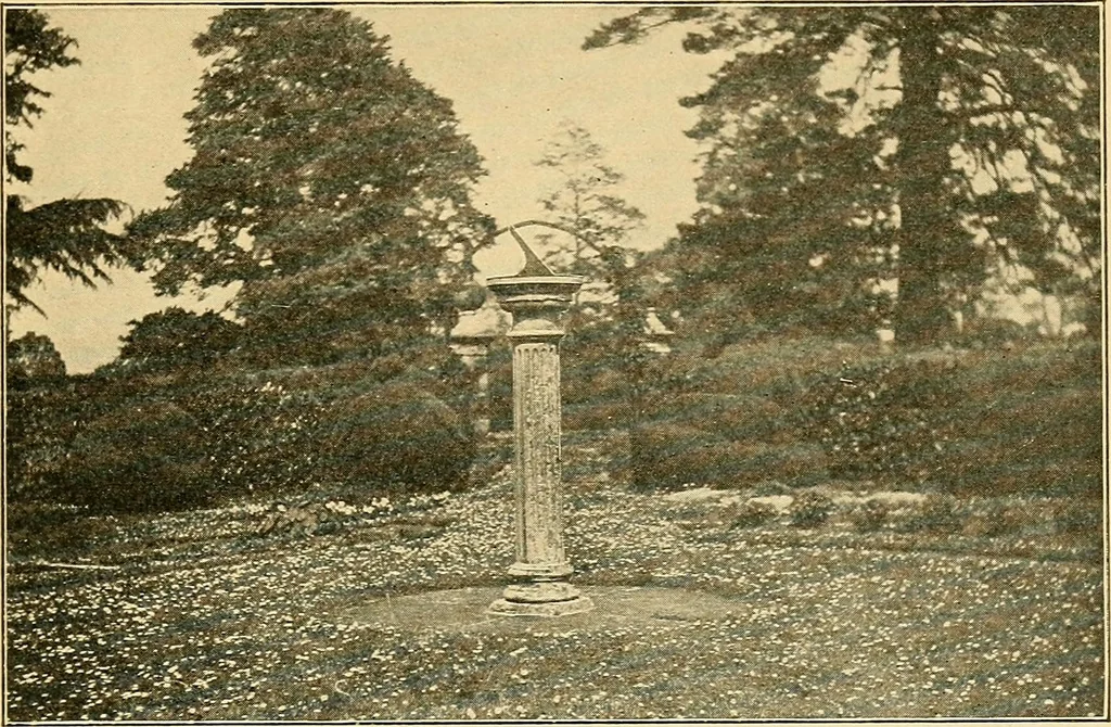 An illustration from Sun dials and roses of yesterday; garden delights which are here displayed in every truth and are moreover regarded as emblems, 1902, leaf 562