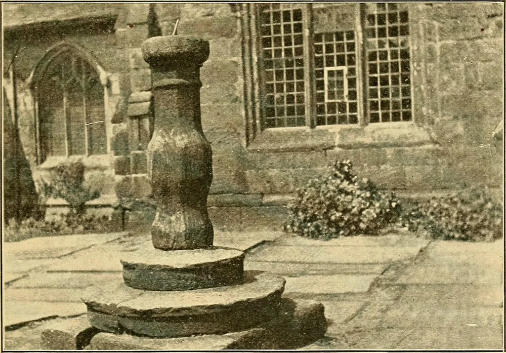 An illustration from Sun dials and roses of yesterday; garden delights which are here displayed in every truth and are moreover regarded as emblems, 1902, leaf 82