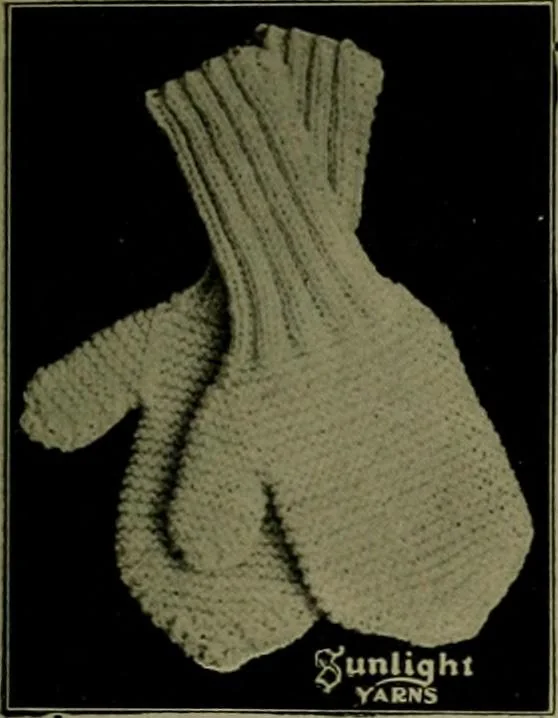 An illustration from The Sunlight book of knitting and crocheting, 1915, leaf 108