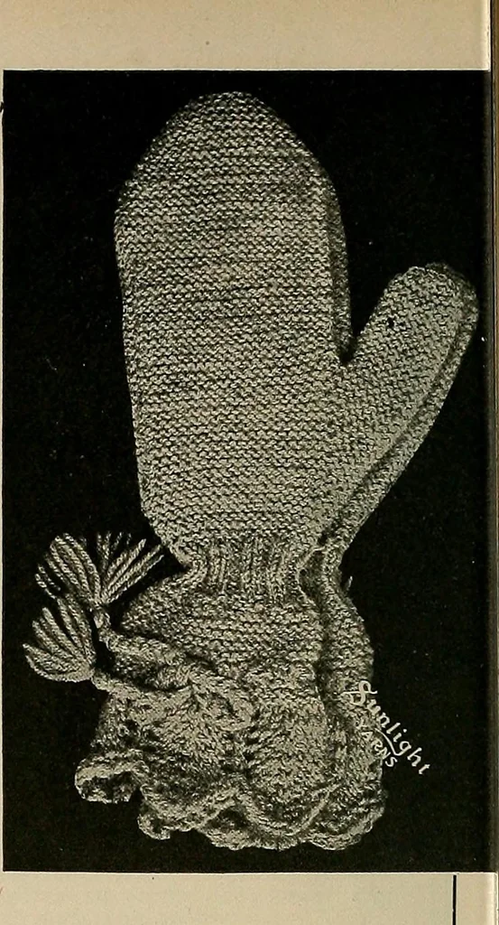 An illustration from The Sunlight book of knitting and crocheting, 1915, leaf 109