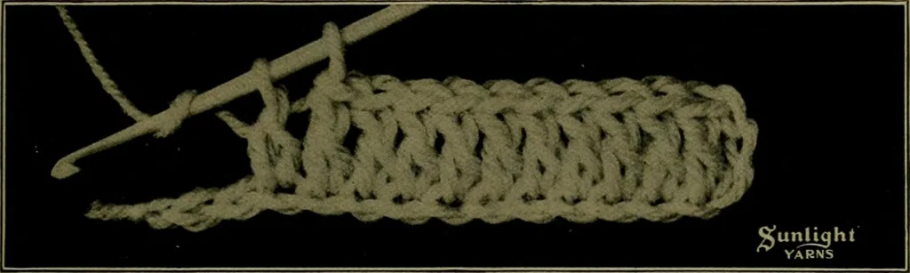 An illustration from The Sunlight book of knitting and crocheting, 1915, leaf 12