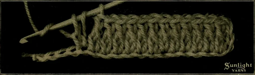 An illustration from The Sunlight book of knitting and crocheting, 1915, leaf 12