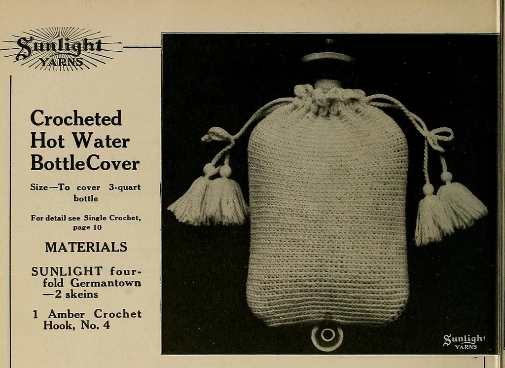 An illustration from The Sunlight book of knitting and crocheting, 1915, leaf 129