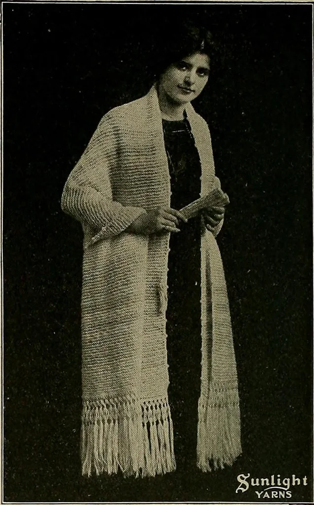 An illustration from The Sunlight book of knitting and crocheting, 1915, leaf 131