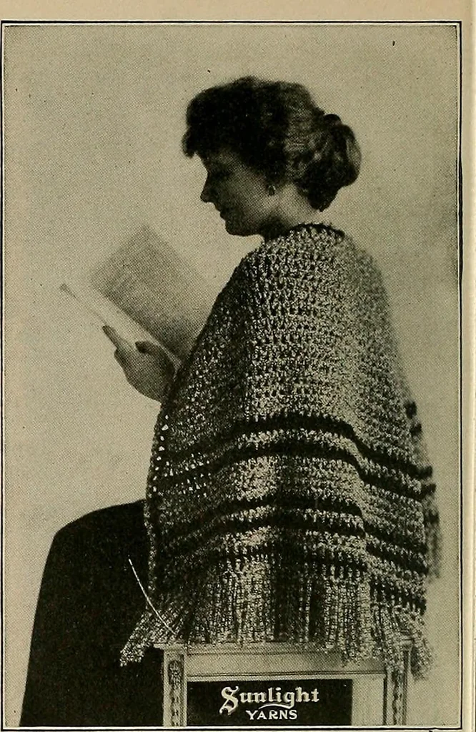 An illustration from The Sunlight book of knitting and crocheting, 1915, leaf 133