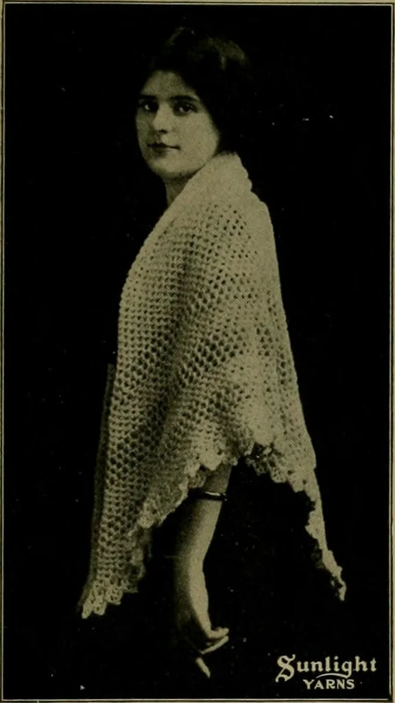 An illustration from The Sunlight book of knitting and crocheting, 1915, leaf 138