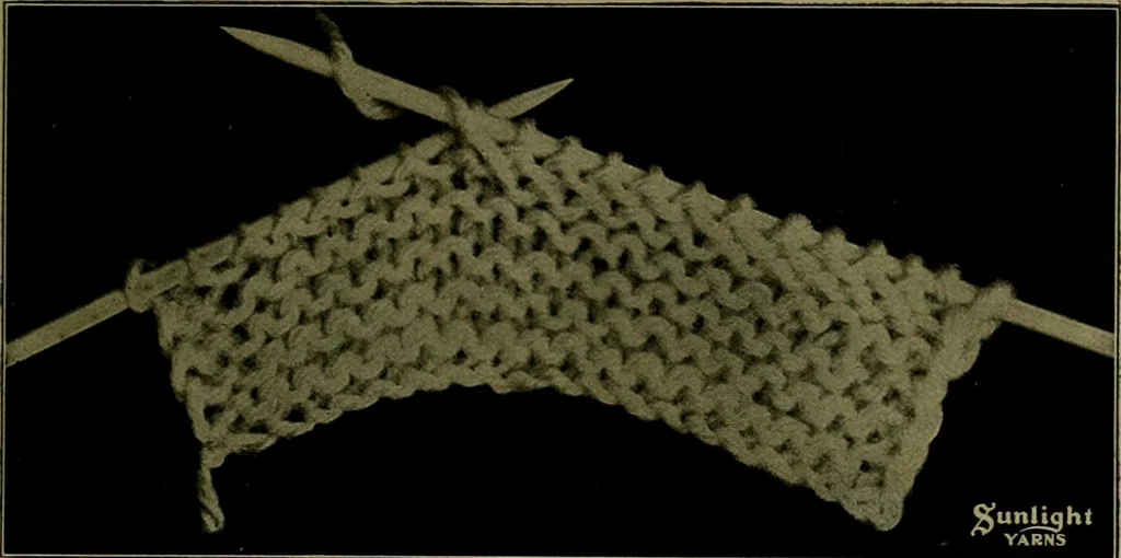 An illustration from The Sunlight book of knitting and crocheting, 1915, leaf 14