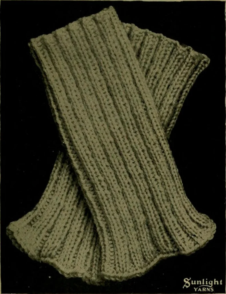 An illustration from The Sunlight book of knitting and crocheting, 1915, leaf 144