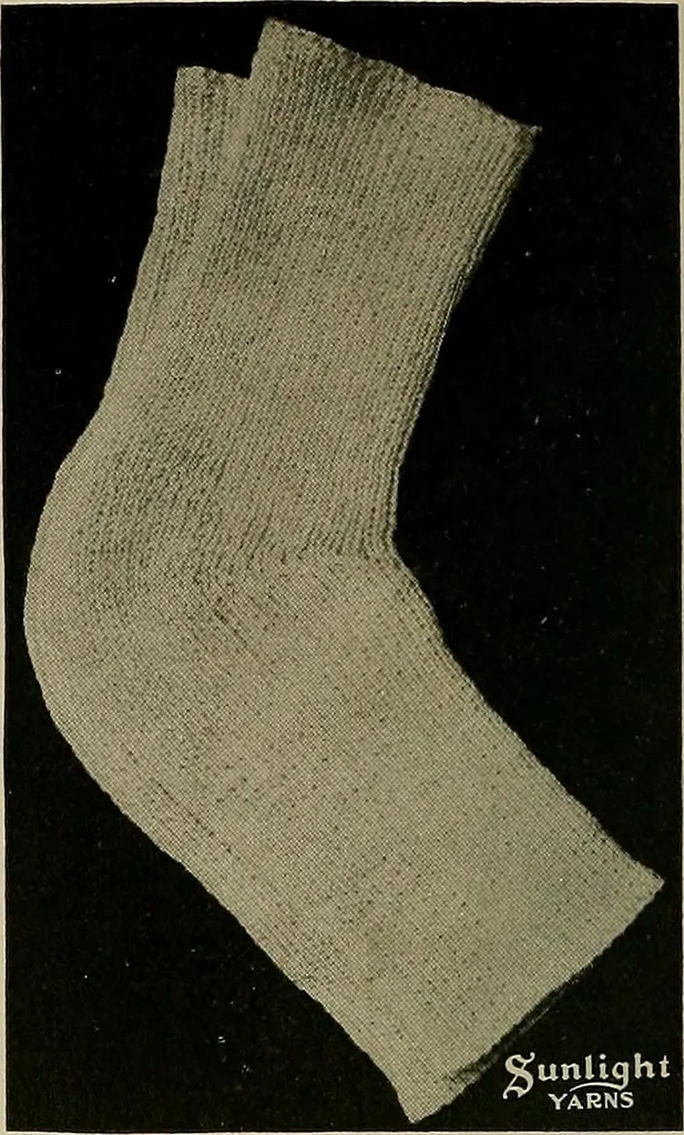 An illustration from The Sunlight book of knitting and crocheting, 1915, leaf 145