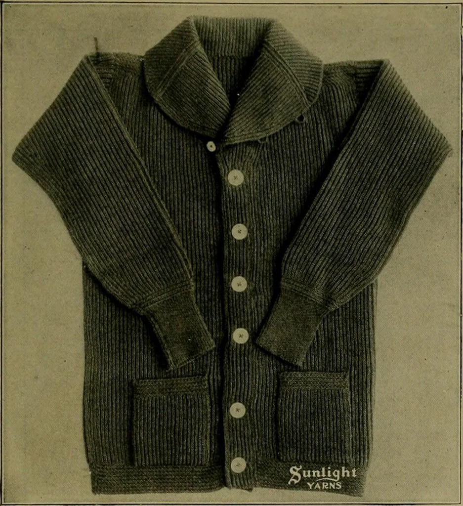 An illustration from The Sunlight book of knitting and crocheting, 1915, leaf 150