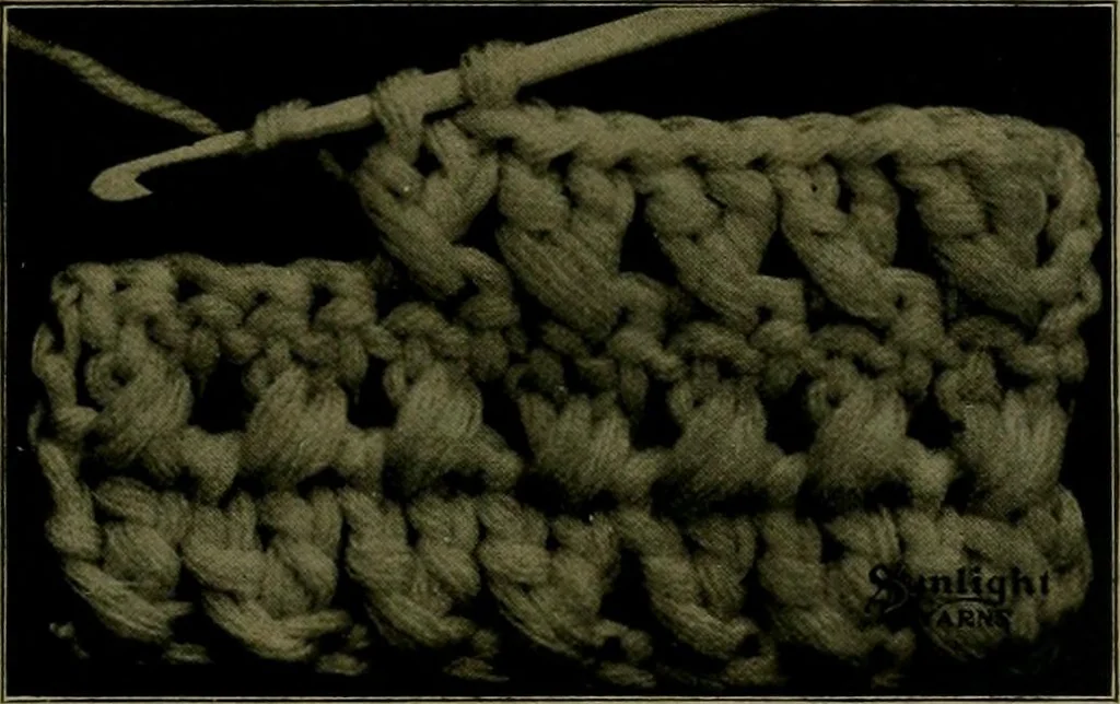 An illustration from The Sunlight book of knitting and crocheting, 1915, leaf 18