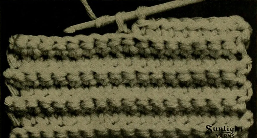 An illustration from The Sunlight book of knitting and crocheting, 1915, leaf 18