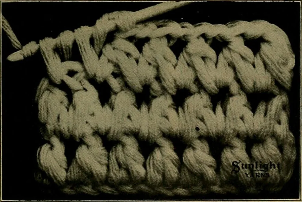 An illustration from The Sunlight book of knitting and crocheting, 1915, leaf 20