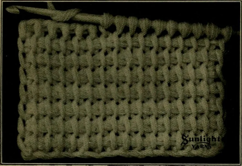 An illustration from The Sunlight book of knitting and crocheting, 1915, leaf 28