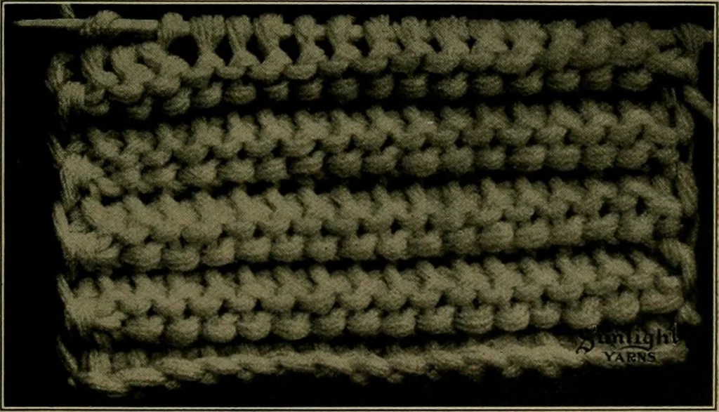 An illustration from The Sunlight book of knitting and crocheting, 1915, leaf 28