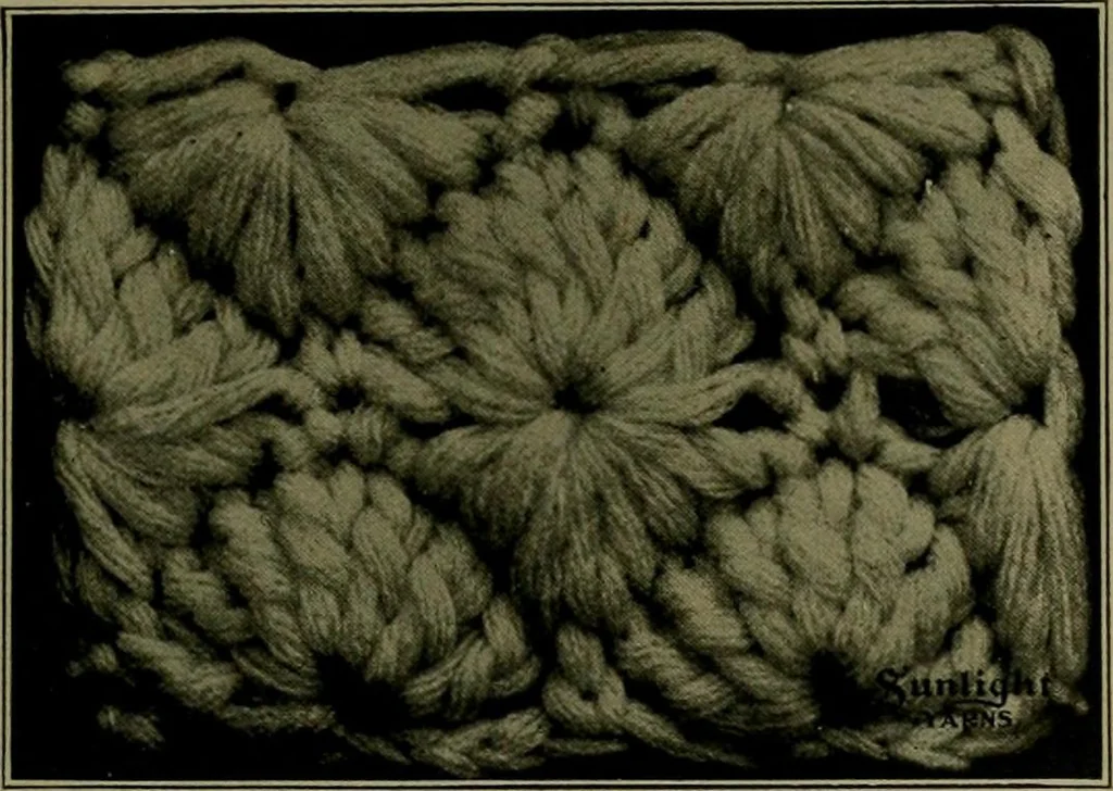 An illustration from The Sunlight book of knitting and crocheting, 1915, leaf 30