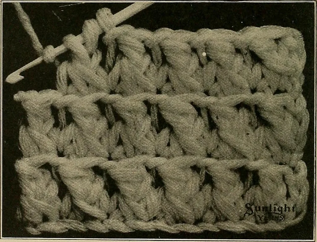 An illustration from The Sunlight book of knitting and crocheting, 1915, leaf 35