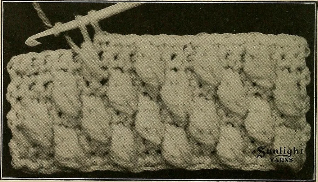 An illustration from The Sunlight book of knitting and crocheting, 1915, leaf 37