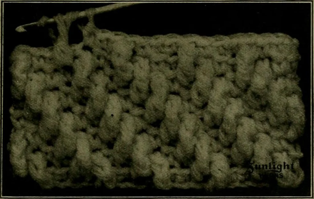 An illustration from The Sunlight book of knitting and crocheting, 1915, leaf 38