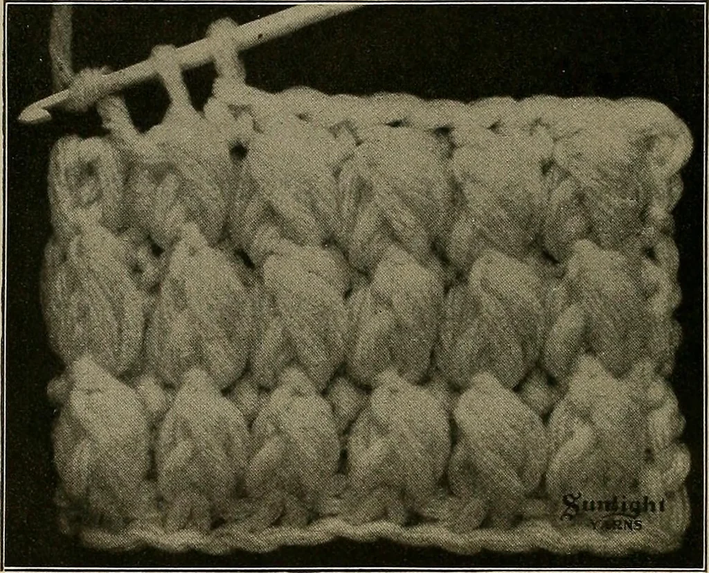 An illustration from The Sunlight book of knitting and crocheting, 1915, leaf 39