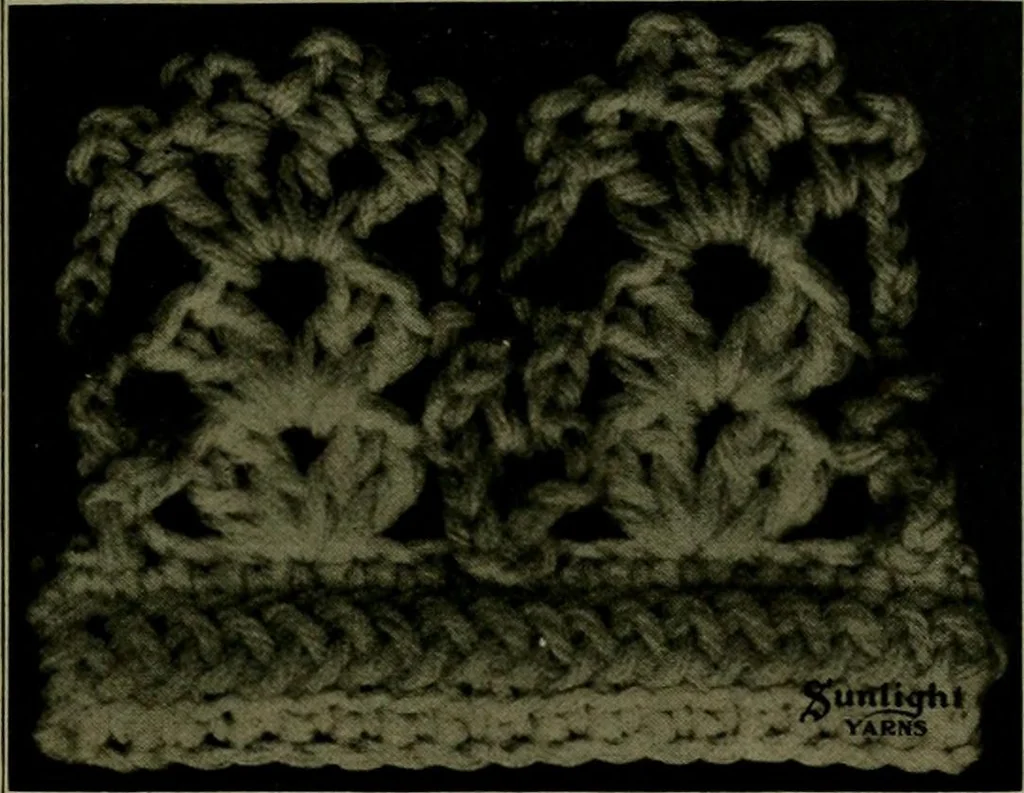 An illustration from The Sunlight book of knitting and crocheting, 1915, leaf 48