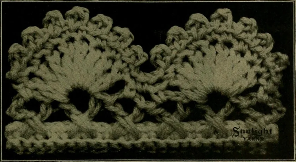 An illustration from The Sunlight book of knitting and crocheting, 1915, leaf 50