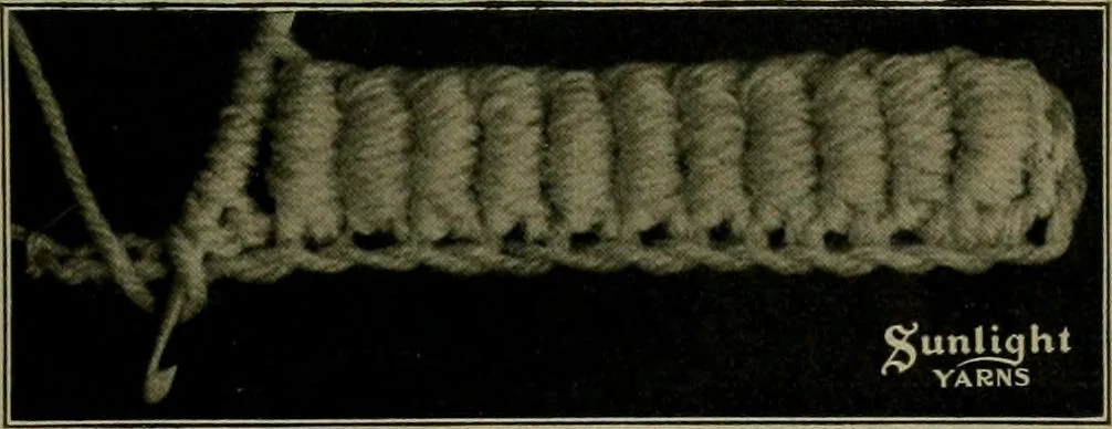 An illustration from The Sunlight book of knitting and crocheting, 1915, leaf 52