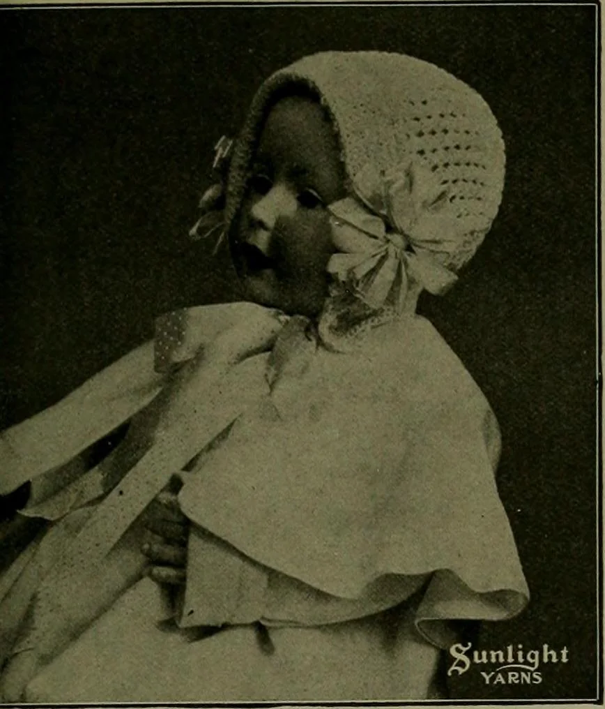 An illustration from The Sunlight book of knitting and crocheting, 1915, leaf 54