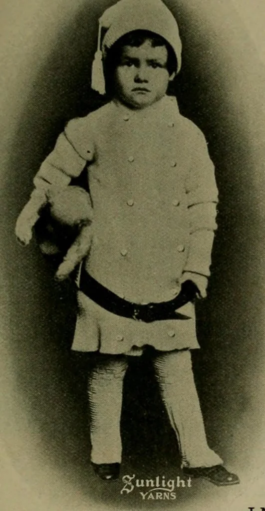 An illustration from The Sunlight book of knitting and crocheting, 1915, leaf 72