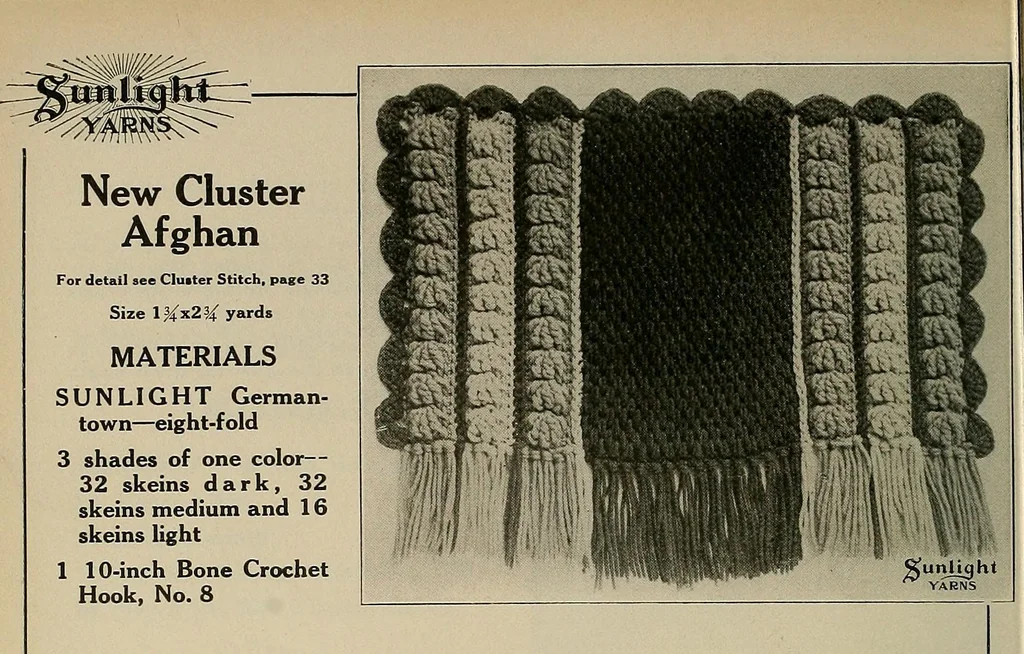An illustration from The Sunlight book of knitting and crocheting, 1915, leaf 81