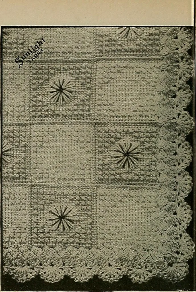 An illustration from The Sunlight book of knitting and crocheting, 1915, leaf 89
