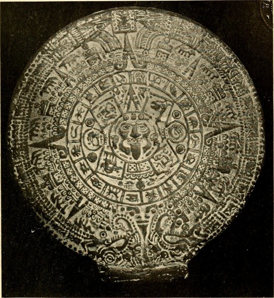 An illustration from Sun lore of all ages; a collection of myths and legends concerning the sun and its worship, 1914, leaf 370