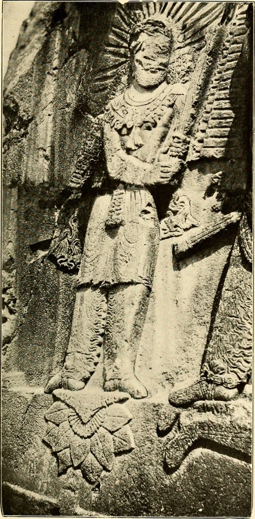 An illustration from Sun lore of all ages; a collection of myths and legends concerning the sun and its worship, 1914, leaf 76