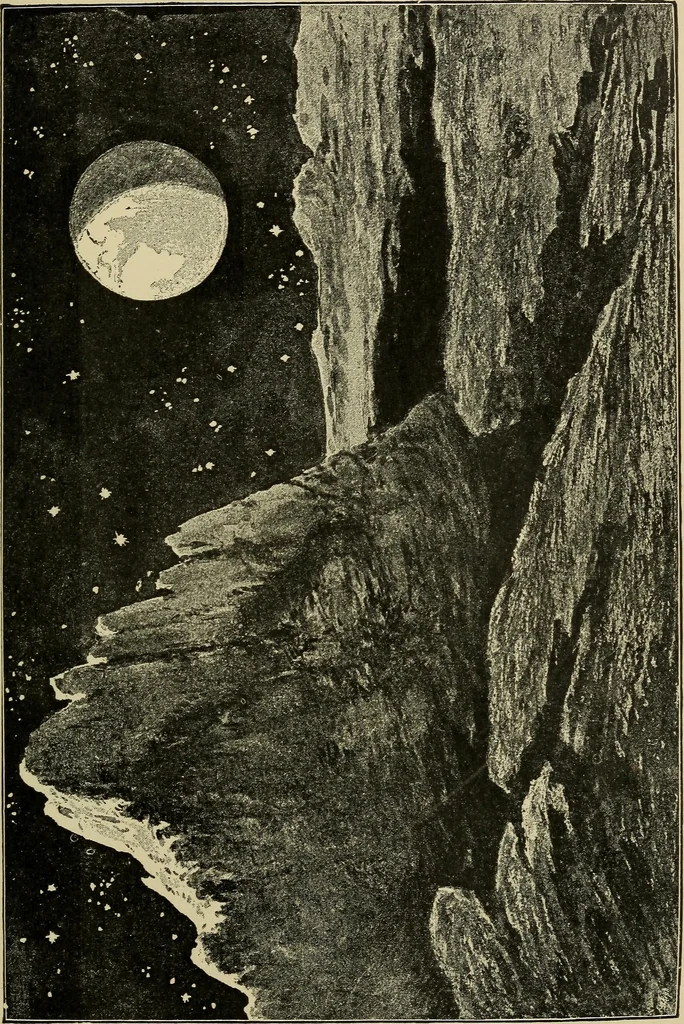 An illustration from Sun, moon, and stars. Astronomy for beginners, 1893, leaf 108
