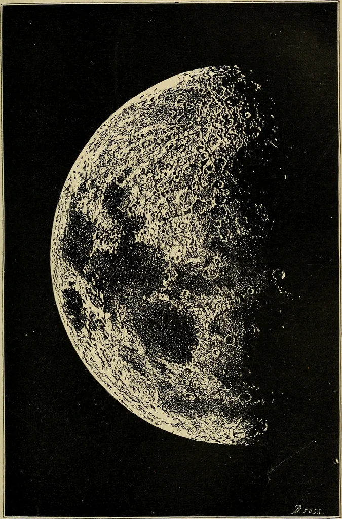 An illustration from Sun, moon, and stars. Astronomy for beginners, 1893, leaf 176