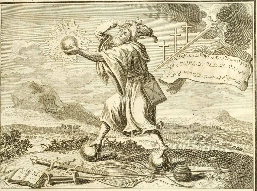 An illustration from Superstitions anciennes et modernes : prejugés vulgaires, qui ont induit les peuples à des usages & à des pratiques contraires à la religion, 1733, leaf 426