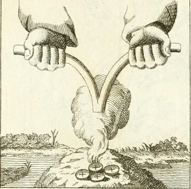 An illustration from Superstitions anciennes et modernes : prejugés vulgaires, qui ont induit les peuples à des usages & à des pratiques contraires à la religion, 1733, leaf 86