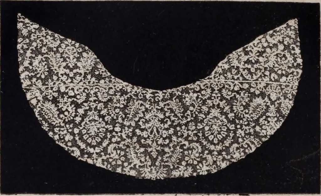 An illustration from A supplemental descriptive catalogue of specimens of lace acquired for the South Kensington museum, between June 1880 and June 1890 / By Alan S. Cole, 1891, leaf 37
