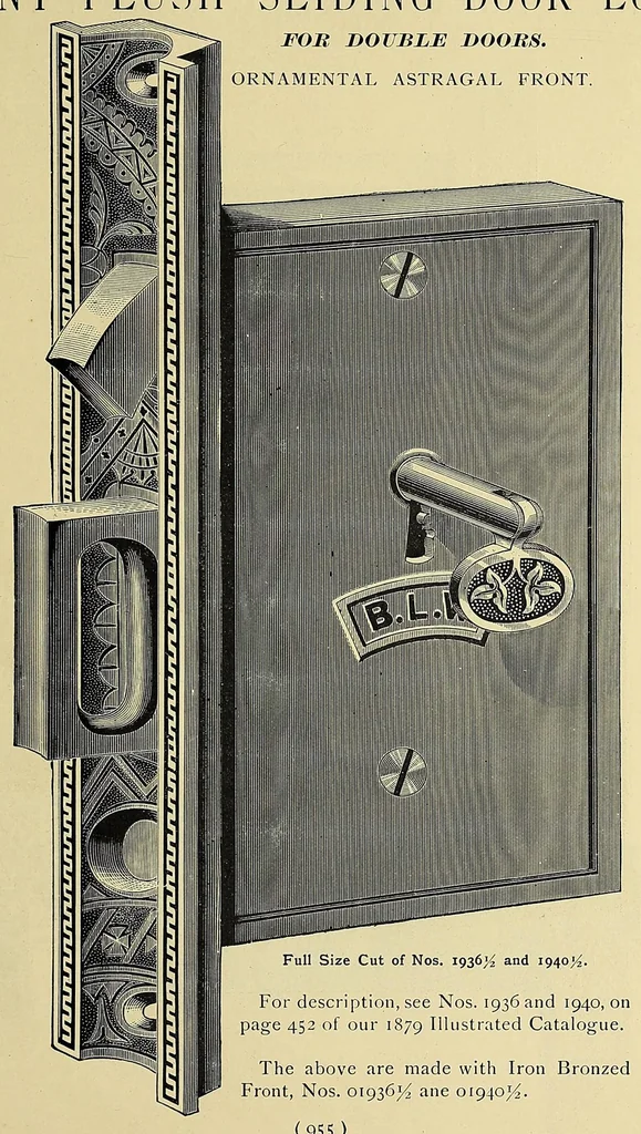 An illustration from Supplementary catalogue of the Branford Lock Works, 1881, leaf 125