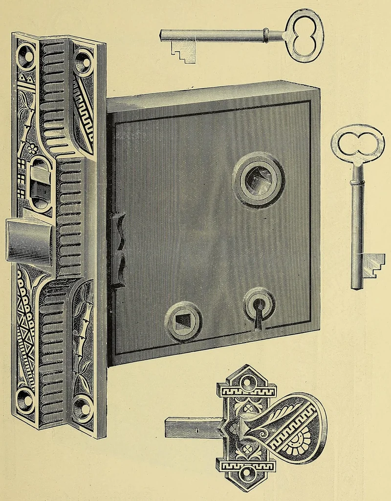 An illustration from Supplementary catalogue of the Branford Lock Works, 1881, leaf 147