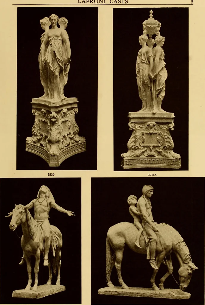 An illustration from Supplement for 1914 to Catalogue of Caproni casts : reproductions from antique, medieval and modern sculpture made and for sale by P.P. Caproni and Brother., 1914, leaf 6