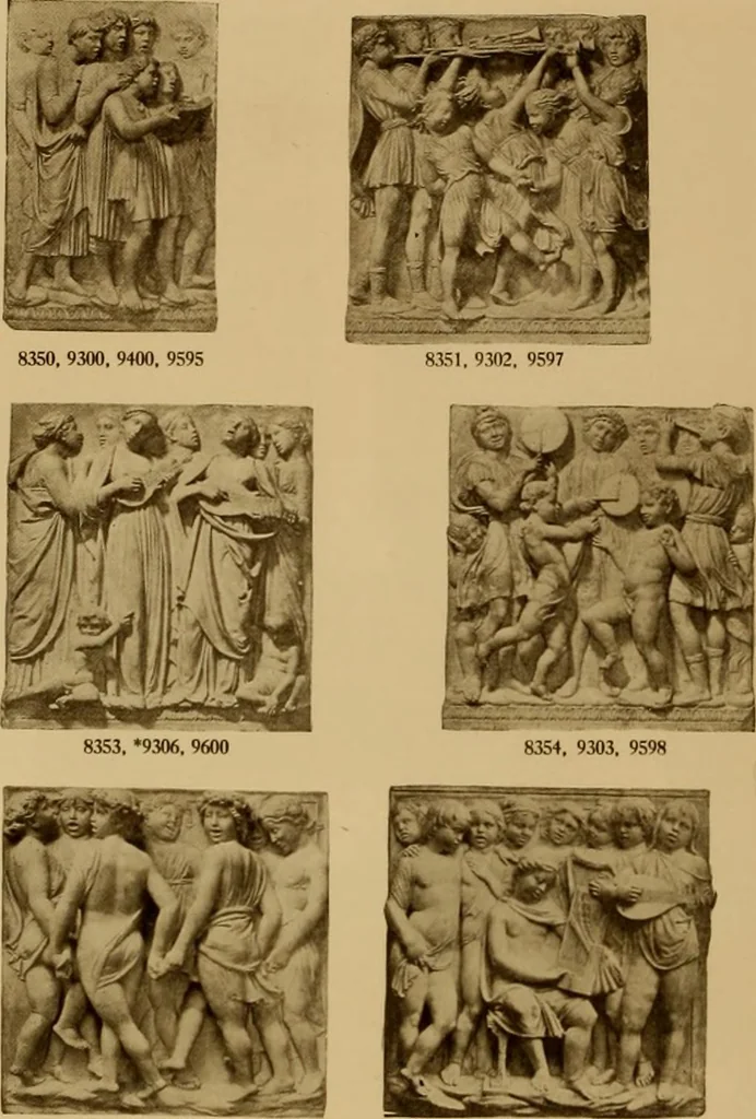 An illustration from Supplement for 1914 to Catalogue of Caproni casts : reproductions from antique, medieval and modern sculpture made and for sale by P.P. Caproni and Brother., 1914, leaf 9