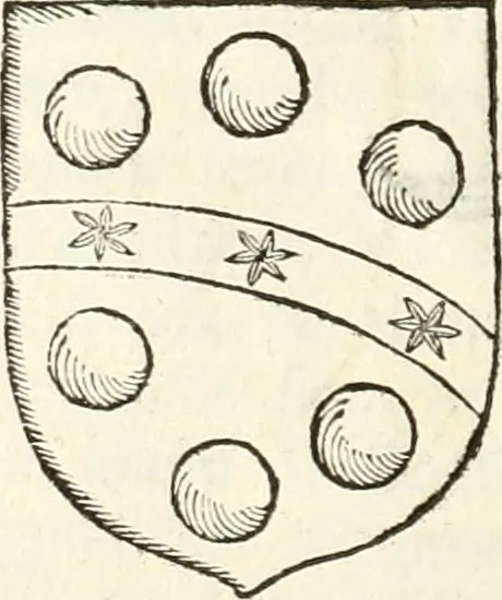 An illustration from Supplemento istorico dell'antica città di Forlì : in cui si descriue la provincia di Romagna ... : con la serie in fine dell' armi gentilizie di tutte le famiglie nobili viuenti, & alcune dell' estinte, e col catalogo de' vescoui e gouernatori ecclesiastici della medesima citta, 1678, leaf 827