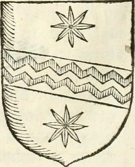 An illustration from Supplemento istorico dell'antica città di Forlì : in cui si descriue la provincia di Romagna ... : con la serie in fine dell' armi gentilizie di tutte le famiglie nobili viuenti, & alcune dell' estinte, e col catalogo de' vescoui e gouernatori ecclesiastici della medesima citta, 1678, leaf 827