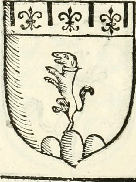 An illustration from Supplemento istorico dell'antica città di Forlì : in cui si descriue la provincia di Romagna ... : con la serie in fine dell' armi gentilizie di tutte le famiglie nobili viuenti, & alcune dell' estinte, e col catalogo de' vescoui e gouernatori ecclesiastici della medesima citta, 1678, leaf 829