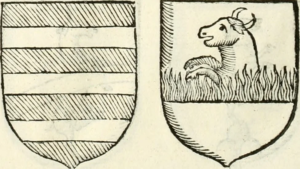 An illustration from Supplemento istorico dell'antica città di Forlì : in cui si descriue la provincia di Romagna ... : con la serie in fine dell' armi gentilizie di tutte le famiglie nobili viuenti, & alcune dell' estinte, e col catalogo de' vescoui e gouernatori ecclesiastici della medesima citta, 1678, leaf 829