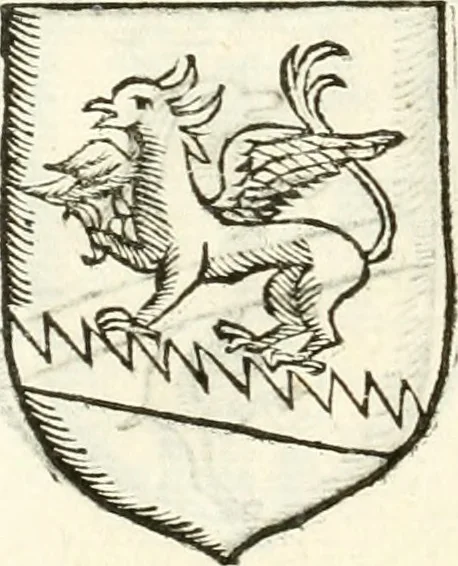 An illustration from Supplemento istorico dell'antica città di Forlì : in cui si descriue la provincia di Romagna ... : con la serie in fine dell' armi gentilizie di tutte le famiglie nobili viuenti, & alcune dell' estinte, e col catalogo de' vescoui e gouernatori ecclesiastici della medesima citta, 1678, leaf 831